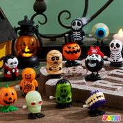 JOYIN 12 PCS Halloween Wind Up Toy Assortments for Halloween Party Favor, Halloween Toys for Kids, Goody Bag Filler,Treat Bag Stuffers