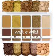 Color Icon 10-Pan Palette, Eyeshadow Palette, 10 Richly Pigmented Colors for Everyday Makeup, Long-Lasting and Easy to Blend Formula, Nude Awakening - Call Me Sunshine