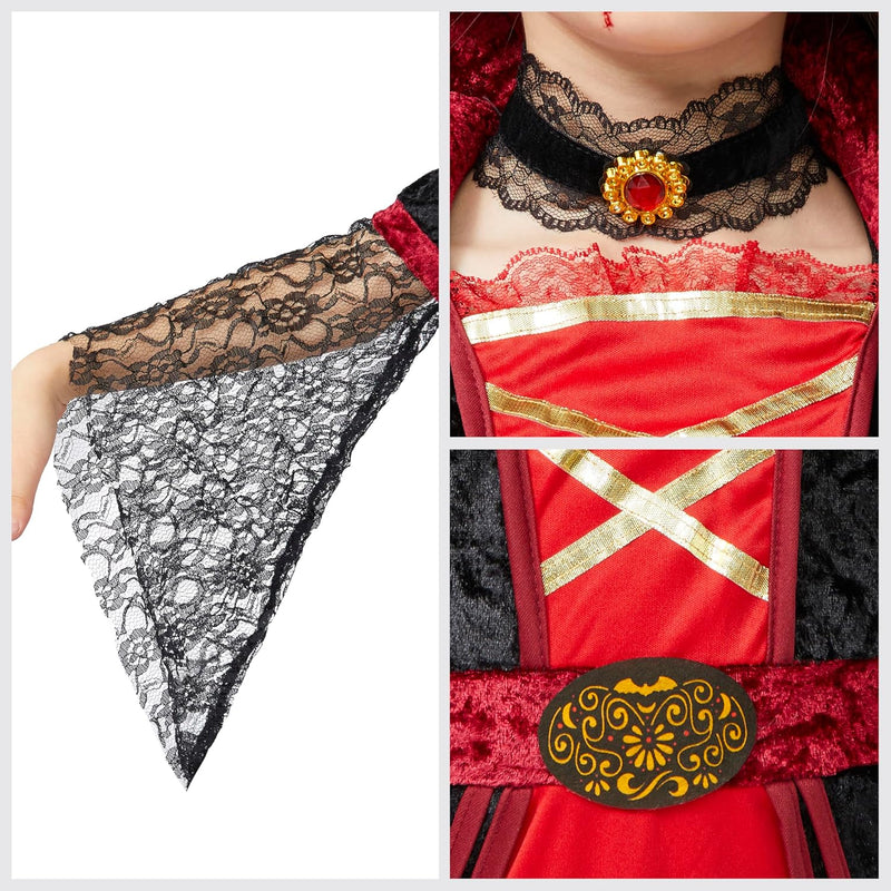Spooktacular Creations Girls Vampire Costume, Deluxe Halloween Vampire Outfit, Victorian Gothic