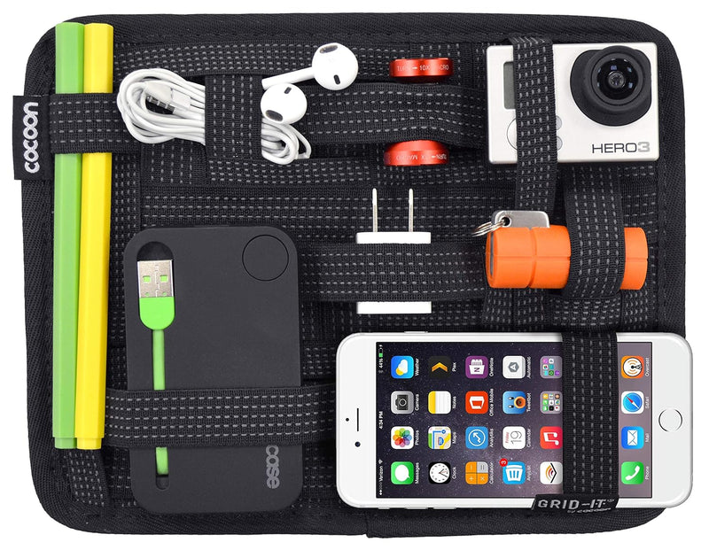 Cocoon Cpg7Bk Grid-It!® Accessory Organizer - Small 7.25" X 9.25" (Black)