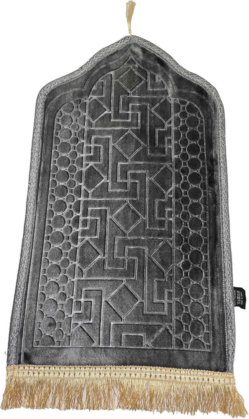 Islamic Velvet Prayer Mat | Ramadan Collections