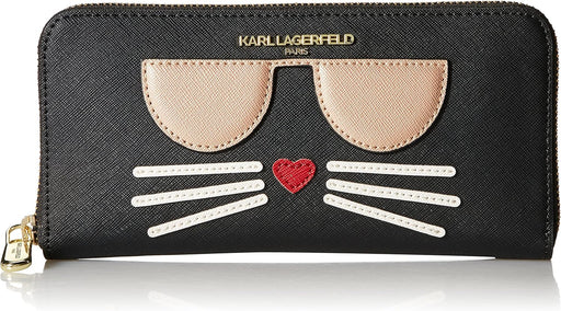 womens Peeking Kitty Wallet Wallet (pack of 1) - Black Gold