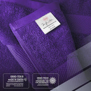 Infinitee Xclusives Premium Bath Towels Set Pack of 4-100% Ring Spun Cotton Bath Towels 70cm x 140cm - Highly Absorbent Durable Towels, Perfect for Daily Use (Charming Grey, Bath Towels)