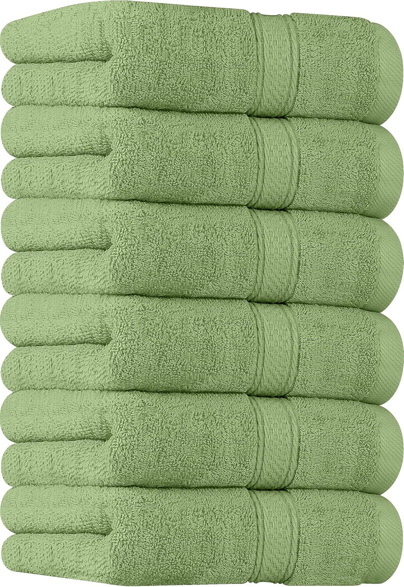 Utopia Towels - Premium Hand Towels - 100% Combed Ring Spun Cotton, Ultra Soft and Highly Absorbent, Extra Large Thick Hand towels 41 x 71 cm, Hotel & Spa Quality Hand Towels (6-Pack) (White)…