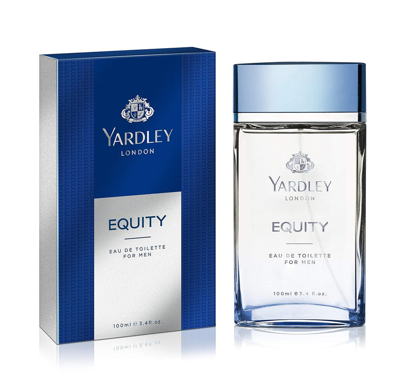 YARDLEY Equity Eau De Toilette 100ml - Fresh Inviting Fragrance, Long-Lasting Scent for All-Day Wear