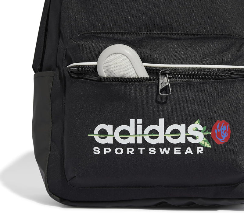 Adidas KLN90 Flower Backpack, black/white (JE4272), One size