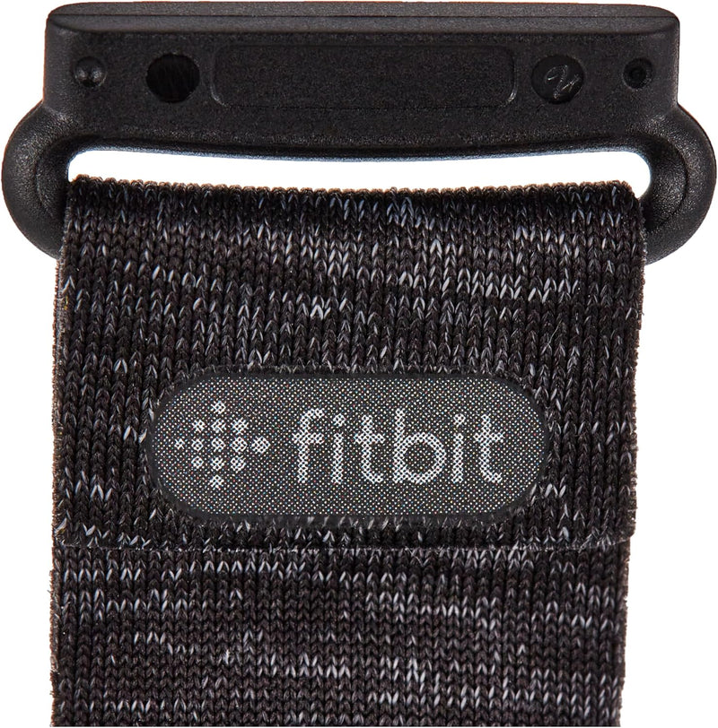 Sense and Versa 3 Accessory Band, Official Product, Hook & Loop, Charcoal, Small, FB174HLGYS