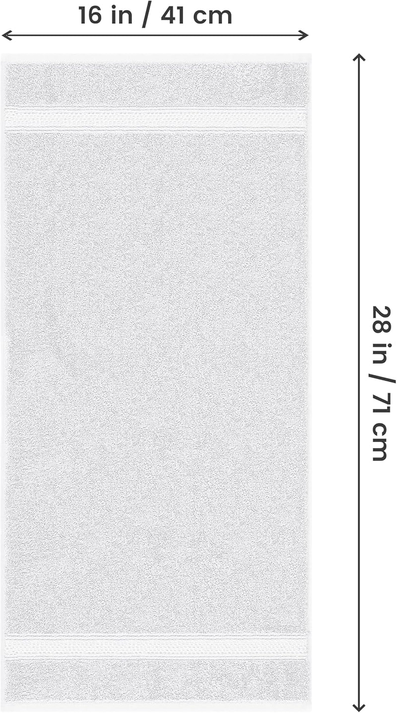 Utopia Towels - Premium Hand Towels - 100% Combed Ring Spun Cotton, Ultra Soft and Highly Absorbent, Extra Large Thick Hand towels 41 x 71 cm, Hotel & Spa Quality Hand Towels (6-Pack) (White)…