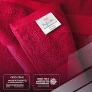 Infinitee Xclusives Premium Bath Towels Set - [Pack of 8] 100% Cotton Highly Absorbent 2 Bath Towels, 2 Hand Towels and 4 Washcloths - Hotel & Spa Quality Bath Towels for Bathroom (Shadow Grey)