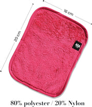 AOA Studio Microfiber Face Cloth Makeup Erase Remover Face Towels Reusable Microfiber Cleansing Towel Remove Makeup with Water7.8" X 6.2", All Skin type and Even Sensitive Skin (8 packs)