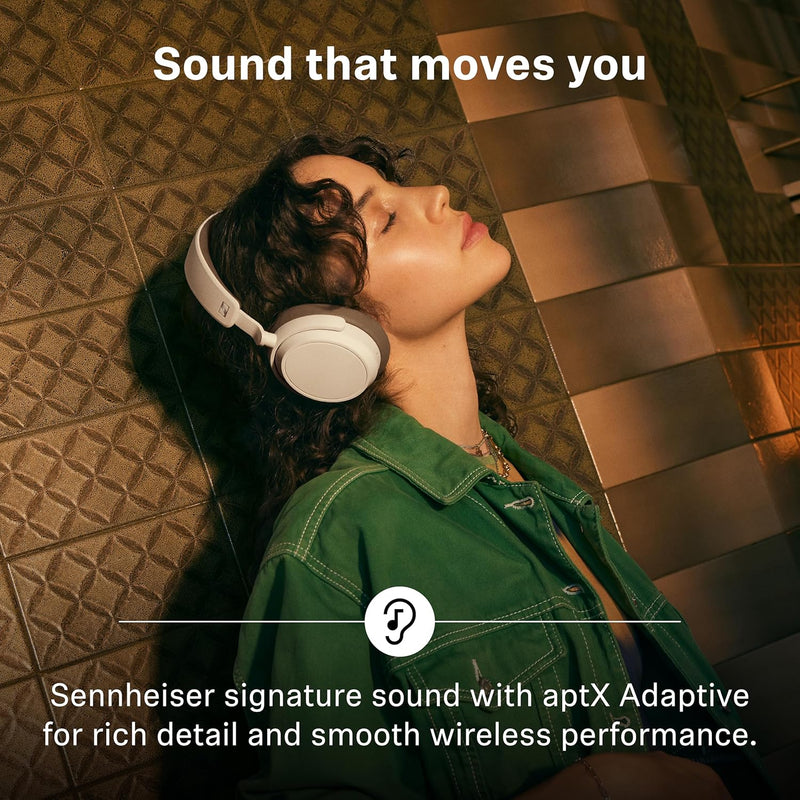 Sennheiser Consumer Audio ACCENTUM Plus Wireless Bluetooth Headphones - Quick-Charge Feature, 50-Hr Battery Playtime, Adaptive Hybrid ANC, Sound Personalization, Touch Controls Black