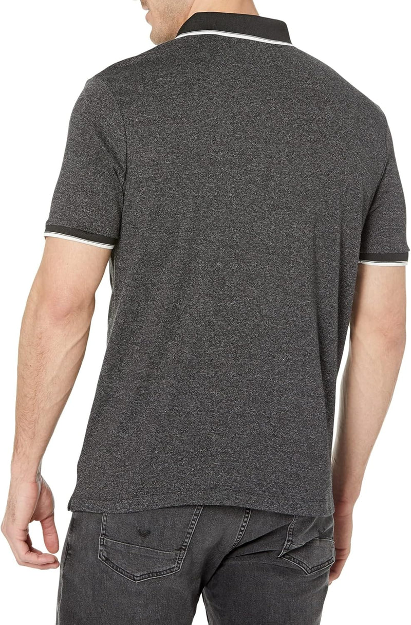 Karl Lagerfeld Paris Men's Half Zip Everyday Sportswear Polo
