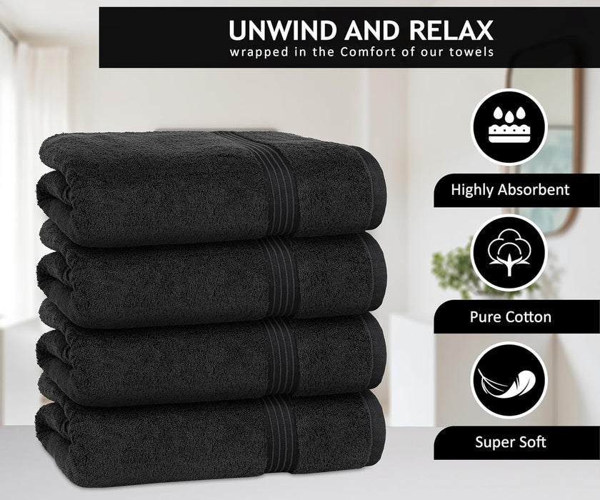 Bliss Casa - Luxury Hand Towels (40 x 70 cm) - 100% Combed Cotton, Ultra Soft and Highly Absorbent, Hotel & Spa Quality Hand Towels