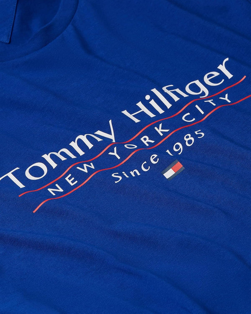 Tommy Hilfiger mens HILFIGER CENTER STACK TEE S/S T-Shirt