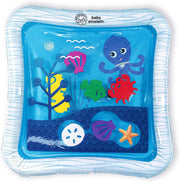 Baby Einstein Tummy Time Water Play Mat, Activity Center & Sensory Toy for Babies - OpusS Ocean of Discovery, Newborn and Up, Black (1er Pack) - Ocean Explorers Water Mat
