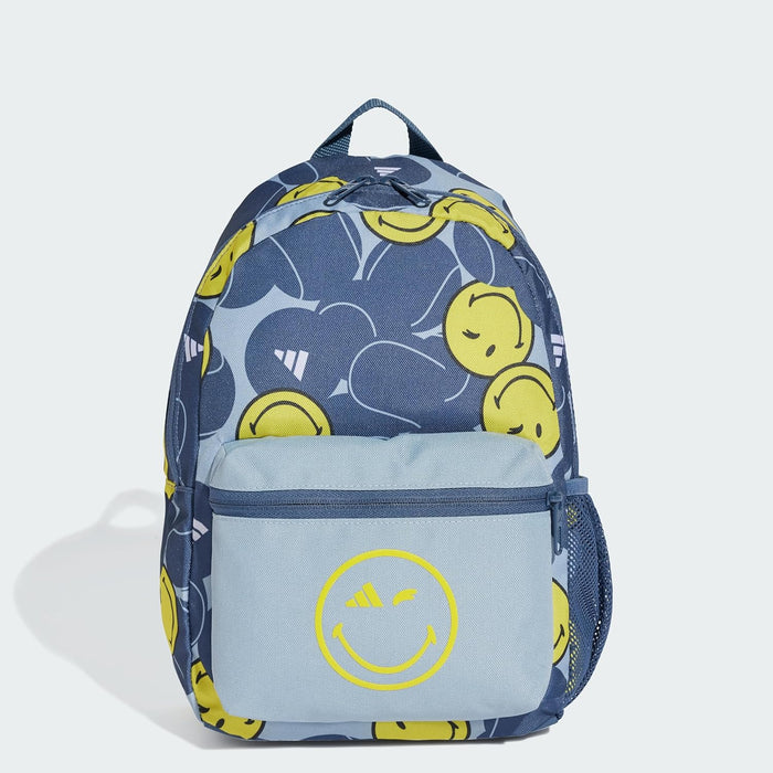 adidas Smiley World Kids Backpack for Unisex Adults MULTCO/WONBLU/PRLOIN One size