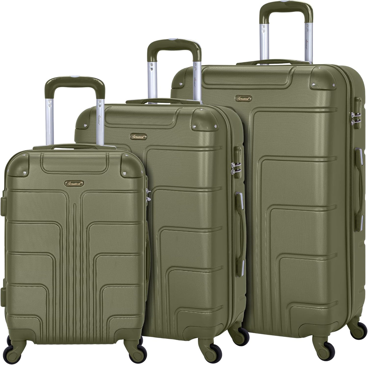Lightweight Luggage Checked Bag- 24 Inches Hardshell Suitcase Spinner Luggage for Travel A1012 ABS Medium Size Luggage with Spinner Wheels 4 (Checked Luggage 24-Inch, Black) – image 14