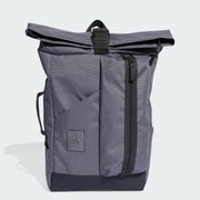adidas adidas Utility Backpack Roll Top, Recycled Polyester, Grey