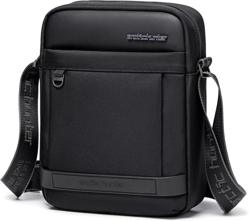 Arctic Hunter Sling Bag for Men Water Resistant Anti-Theft Crossbody Daypack Bag for Travel Office Business, K000162 - Black