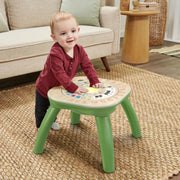 LeapFrog ABCs and Activities Wooden Table Educational play table with letters, numbers, and sensory activities that help toddlers build fine motor skills and early literacy knowledge.