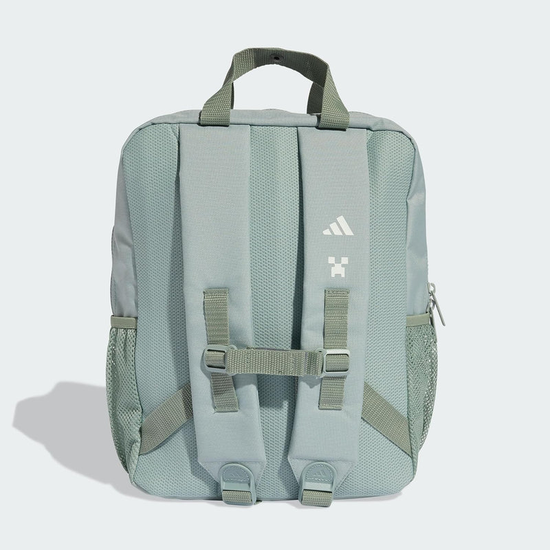 MINECRAFT KIDS BACKPACK, Recycled Polyester, Green - WOSA/WHITE