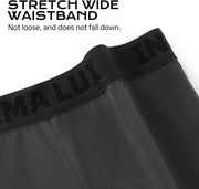 INTIMALUX Mens Boxer Briefs 5 Pack Soft Cotton Moisture-Wicking Men Underwear Stretch Boxer Shorts