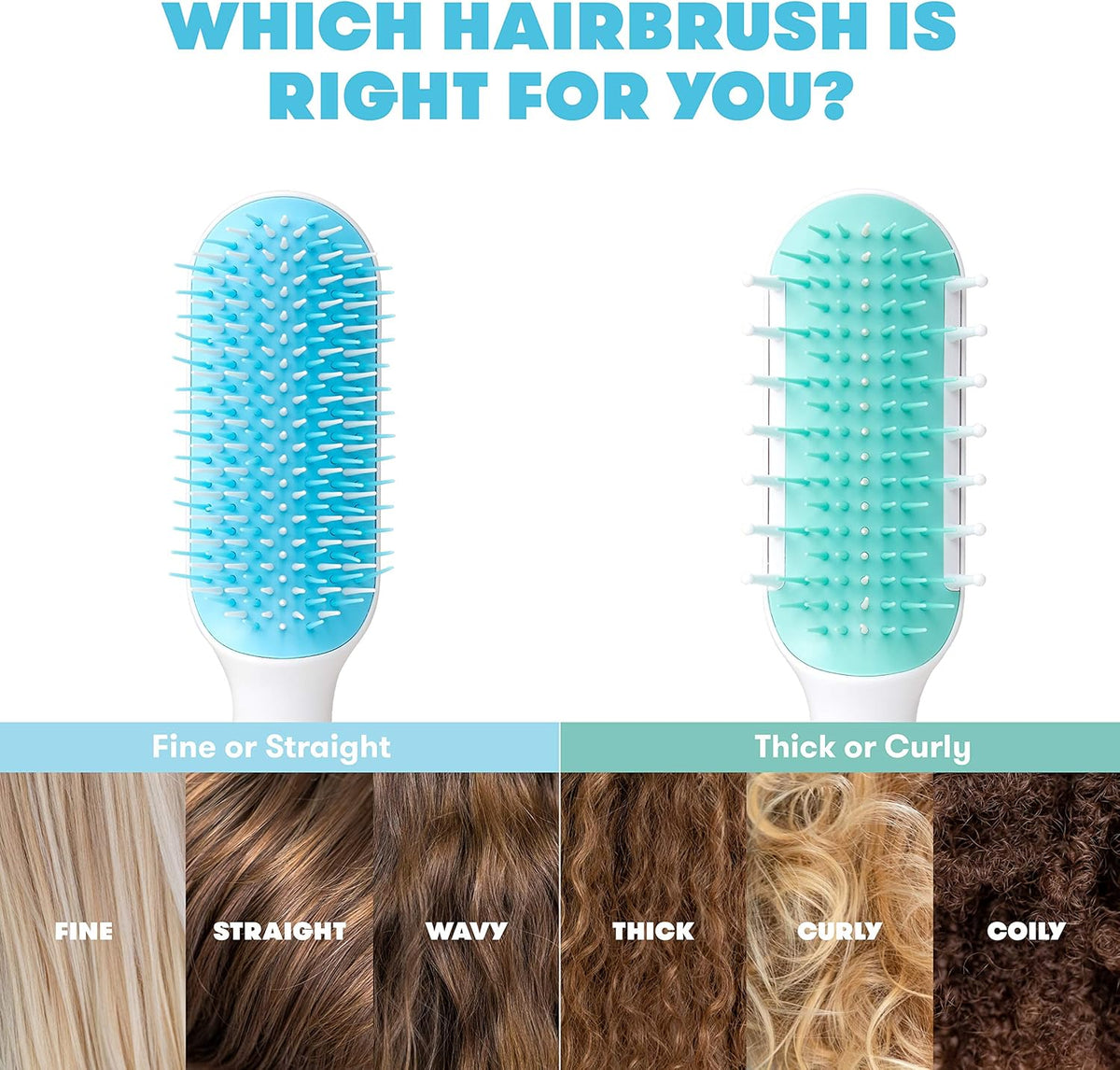 Fridababy Fine Or Straight Hair Detangling Kids Brush, Detangles Knots Without Tears Breakage, Comb Teeth And Bristle Design – image 3