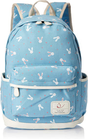 Set Of 3 Rabit Printed Kids Bags 824 Blue/White Blue/White