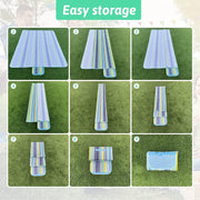SKY-TOUCH Foldable Picnic Blanket Waterproof Beach Blanket Waterproof Picnic Blanket Portable Picnic Mat Portable Beach Mat For Outdoor Camping Family Outdoor Park Garden 200150cm