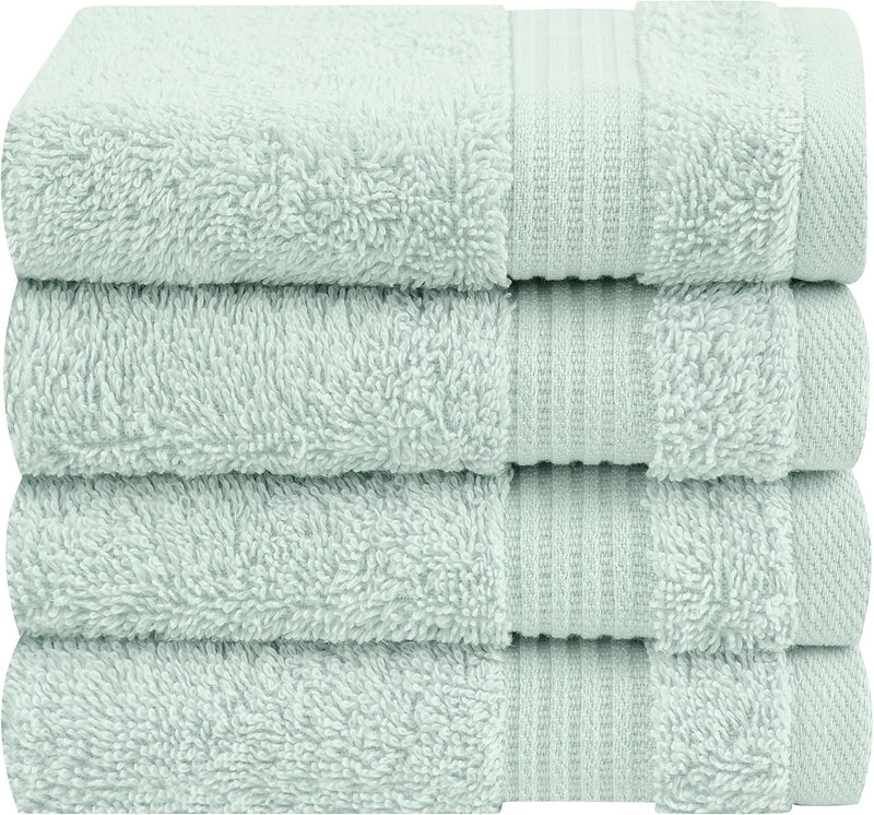 Cotton Paradise Hotel & Spa Quality, Absorbent and Soft Decorative Kitchen and Bathroom Sets, 6 Piece Turkish Towel Set, Includes 2 Bath Towels, 2 Hand Towels, 2 Washcloths, Charcoal Grey