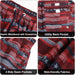 Maeau Men Swim Beach Shorts Quick Dry Swimming Trunks Drawstring Surfing Board Shorts