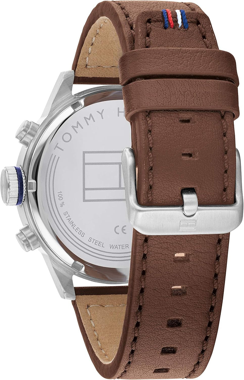 TRENT Men Watch, Analog - BLUE / BROWN