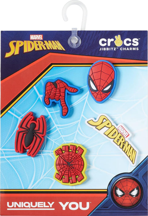Crocs Unisex-Adult Jibbitz Shoe Charms - Marvel Super Hero Characters Shoe Charm Singles, Charms for Boys and Girls