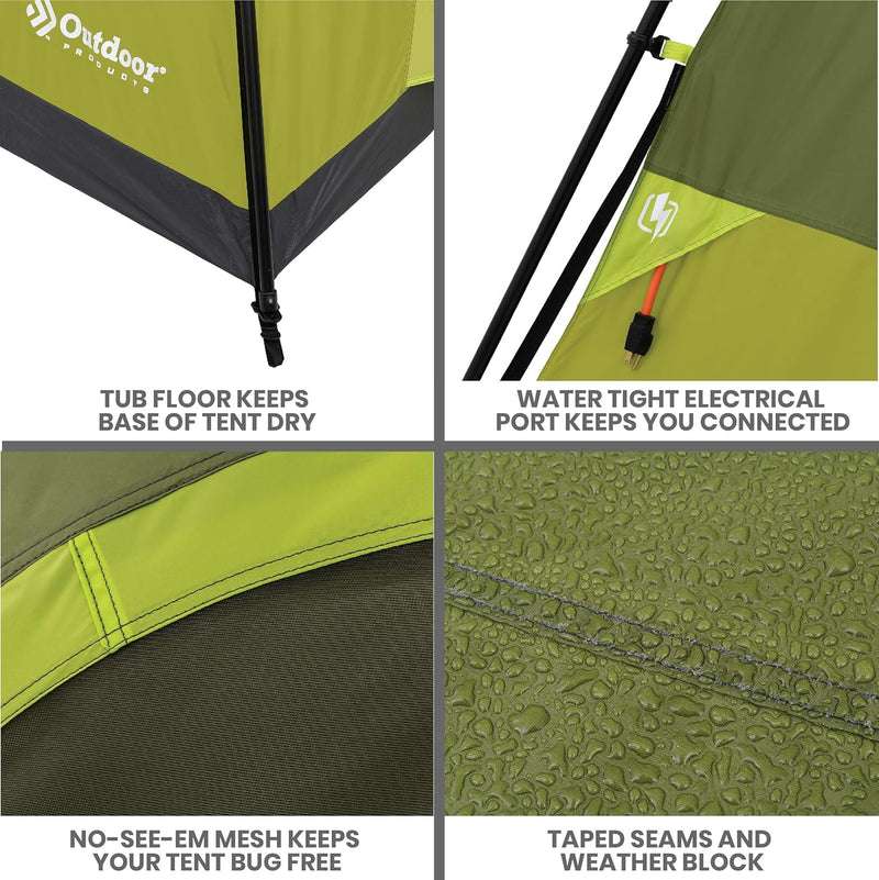 OUTDOOR 6 PERSON INSTANT CABIN TENT 10' x 9'