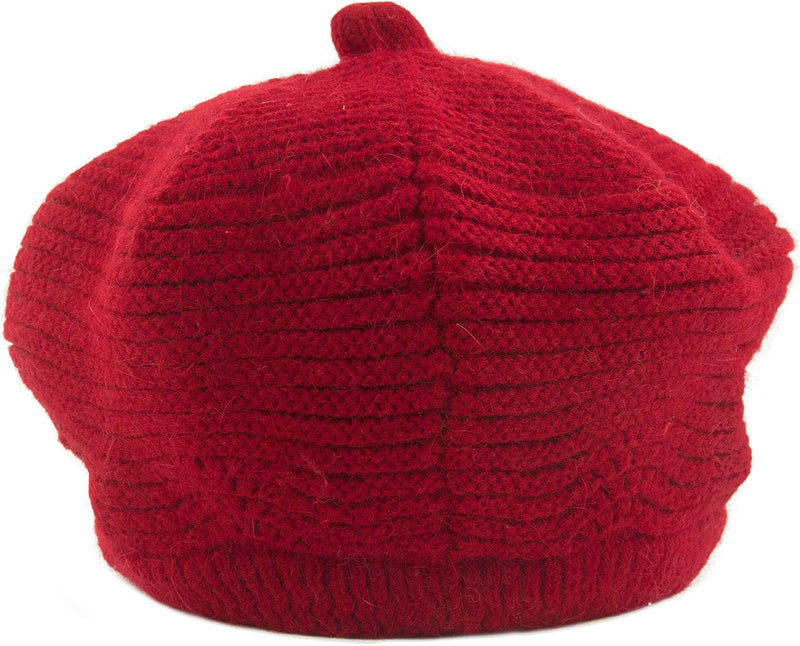 Muryobao Women's Winter Warm Slouchy Cable Knit Beanie Skull Hat with Visor