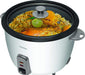 KENWOOD 2-in-1 Rice Cooker 2.8L 16-Cups Rice with Food Steamer Basket, Non-Stick Cooking Pot, Temepered Glass Lid, Warm/Cook Lights, Spatula Holder, Detachable Cord RCM71.000SS Silver