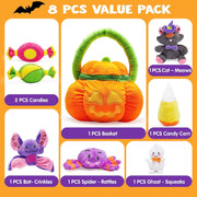 Baby's My First Pumpkin Halloween Playset for Halloween theme decoration, school classroom supply, party favor supplies, Goodie Bags stuffers fillers, toy and prizes, teacher treats, gifts and more