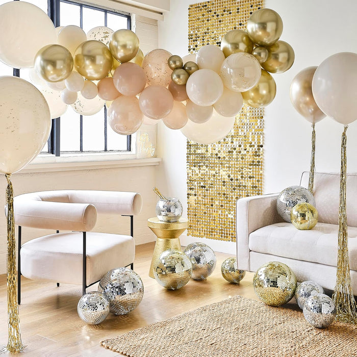 Ginger Ray Shimmer Wall Gold Backdrop Panels