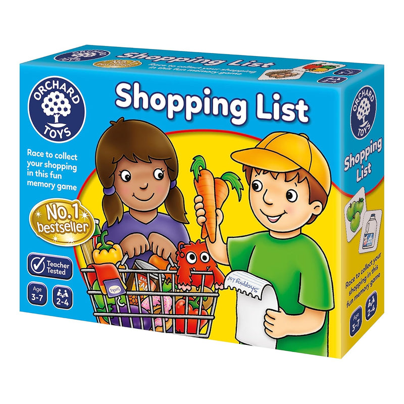 Orchard Toys Shopping List Memory Game - Matching and Memory Games for 3 Year Olds and Up - Kids Educational Toys and Learning Games - Children and Toddler Board Games Ages 3 to 7-2 to 4 Players