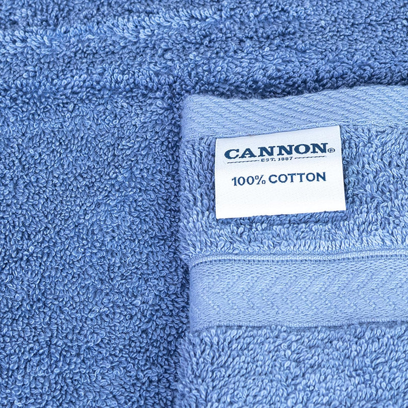 Cannon Bath Towel, 70x140 cm, 8 Piece Set, 2 Piece of 70x140cm bath towel, 2 Piece of 41x71cm Hand Towel & 4 Piece of 33x33cm Wash Cloth,100% Cotton for Bathroom, Spa & Gym (LINEN)