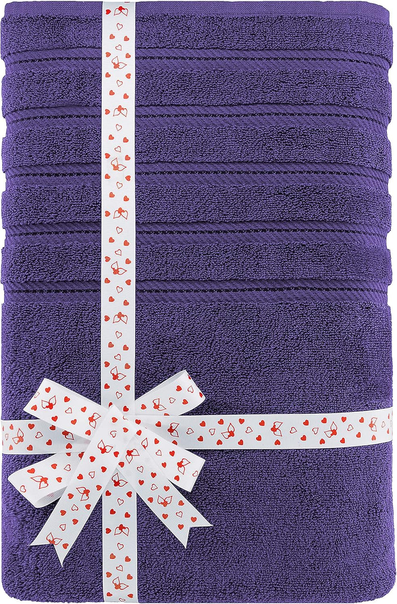 American Soft Linen GMSD 6-Piece 100% Turkish Genuine Cotton Premium & Luxury Towel Set for Bathroom & Kitchen, 2 Bath Towels, 2 Hand Towels & 2 Washcloths [Worth $72.95] - Rockridge Grey