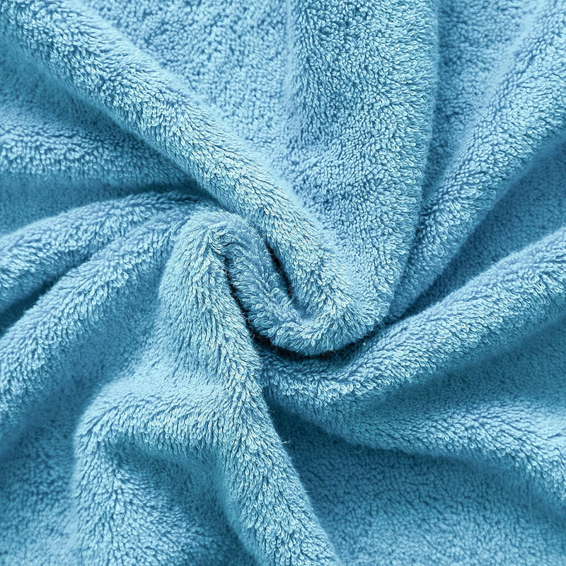 Cotton Paradise Hotel & Spa Quality, Absorbent and Soft Decorative Kitchen and Bathroom Sets, 6 Piece Turkish Towel Set, Includes 2 Bath Towels, 2 Hand Towels, 2 Washcloths, Charcoal Grey