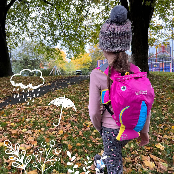 Trunki PaddlePak Waterproof Kids Swim Bag - Coral Tropical Fish (Pink)