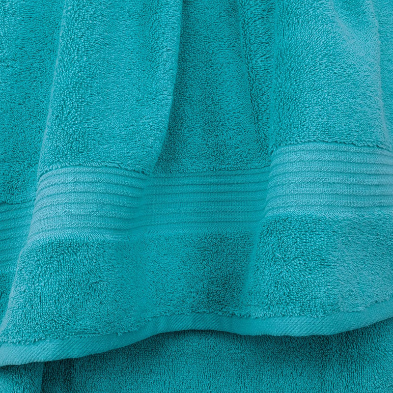 Cotton Paradise Hotel & Spa Quality, Absorbent and Soft Decorative Kitchen and Bathroom Sets, 6 Piece Turkish Towel Set, Includes 2 Bath Towels, 2 Hand Towels, 2 Washcloths, Charcoal Grey