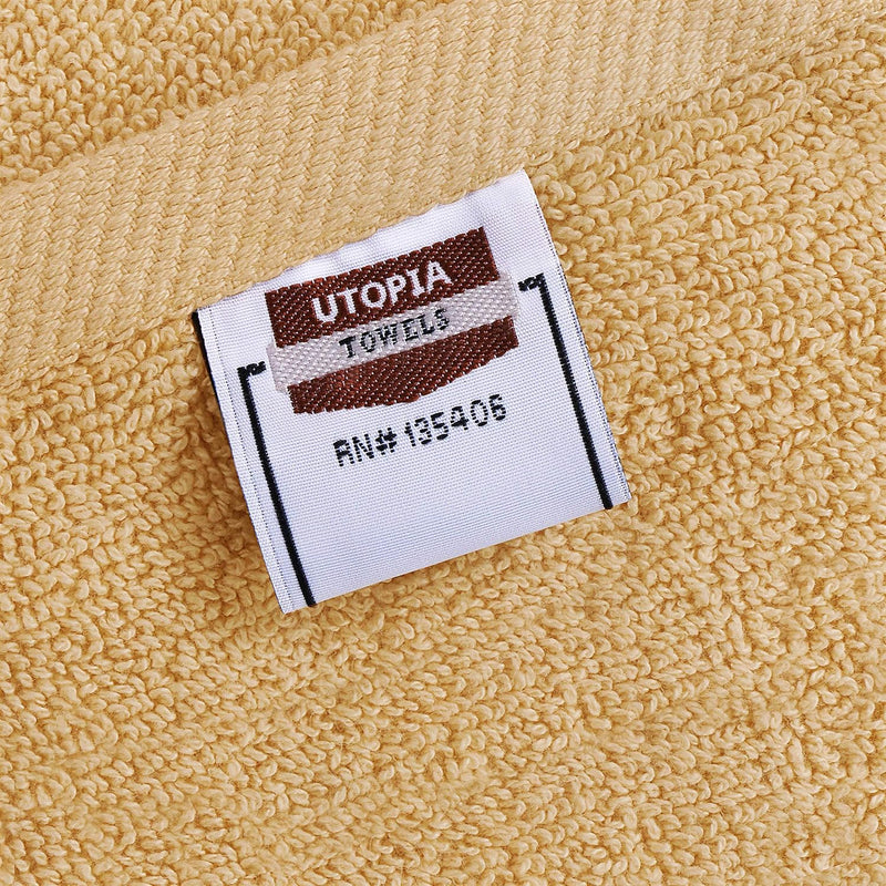 Utopia Towels - Premium Hand Towels - 100% Combed Ring Spun Cotton, Ultra Soft and Highly Absorbent, Extra Large Thick Hand towels 41 x 71 cm, Hotel & Spa Quality Hand Towels (6-Pack) (White)…