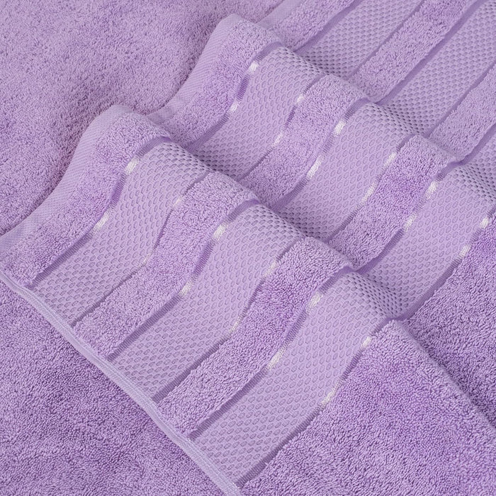 6 Piece Towel Set Luxury Hotel Quality 600 GSM 100% Turkish Genuine Cotton, 2 Bath Towels, 2 Hand Towels, 2 Washcloths, Super Soft & Absorbent - (Bright White, 6 Piece Towels)