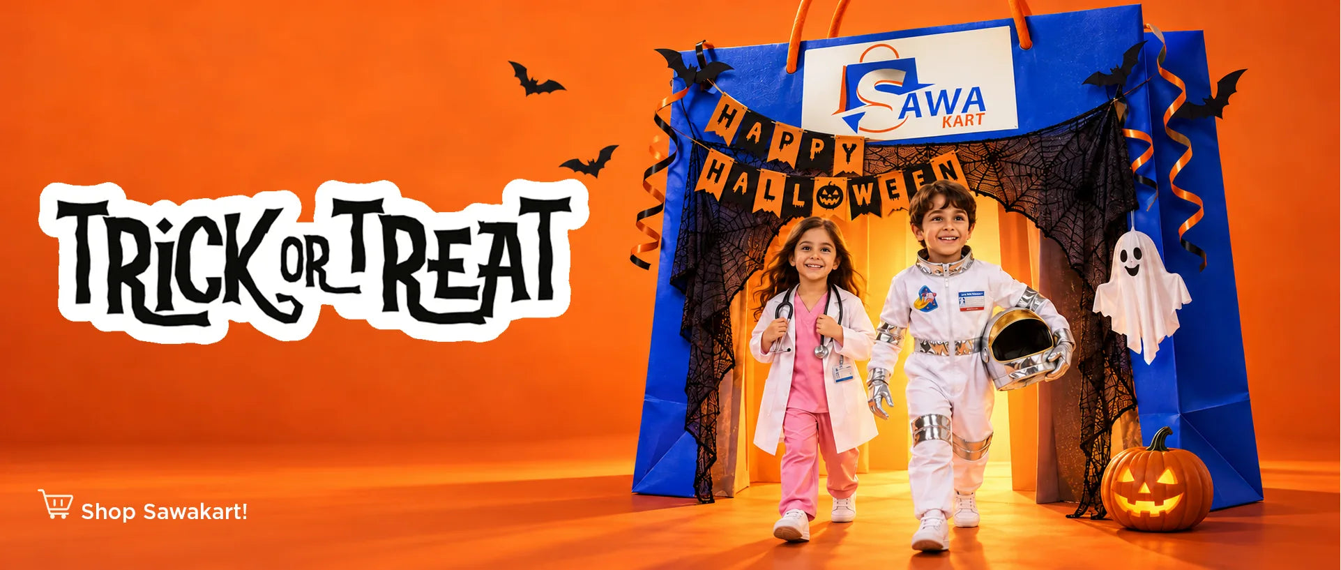 Trick or treat: Halloween costumes for kids at SawaKart